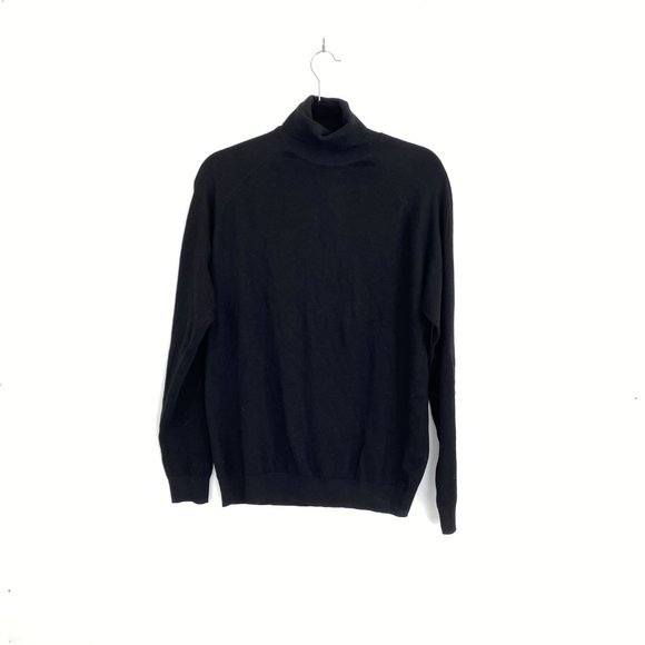 Zara Sweaters - Zara Black Long Sleeve Turtleneck Sweater Large